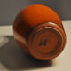 Vase céramique allemande orange