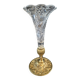 Cornet or tulip vase, centrepiece, Baccarat crystal 19th century