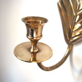 Candlestick sheet gold brass