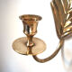Candlestick sheet gold brass