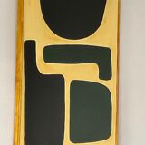 Abstract oil painting on canvas