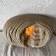 Lampe Arsene Galisson en pierre design vintage 1970