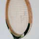 Vintage wooden tennis racket Biarritz Adidas
