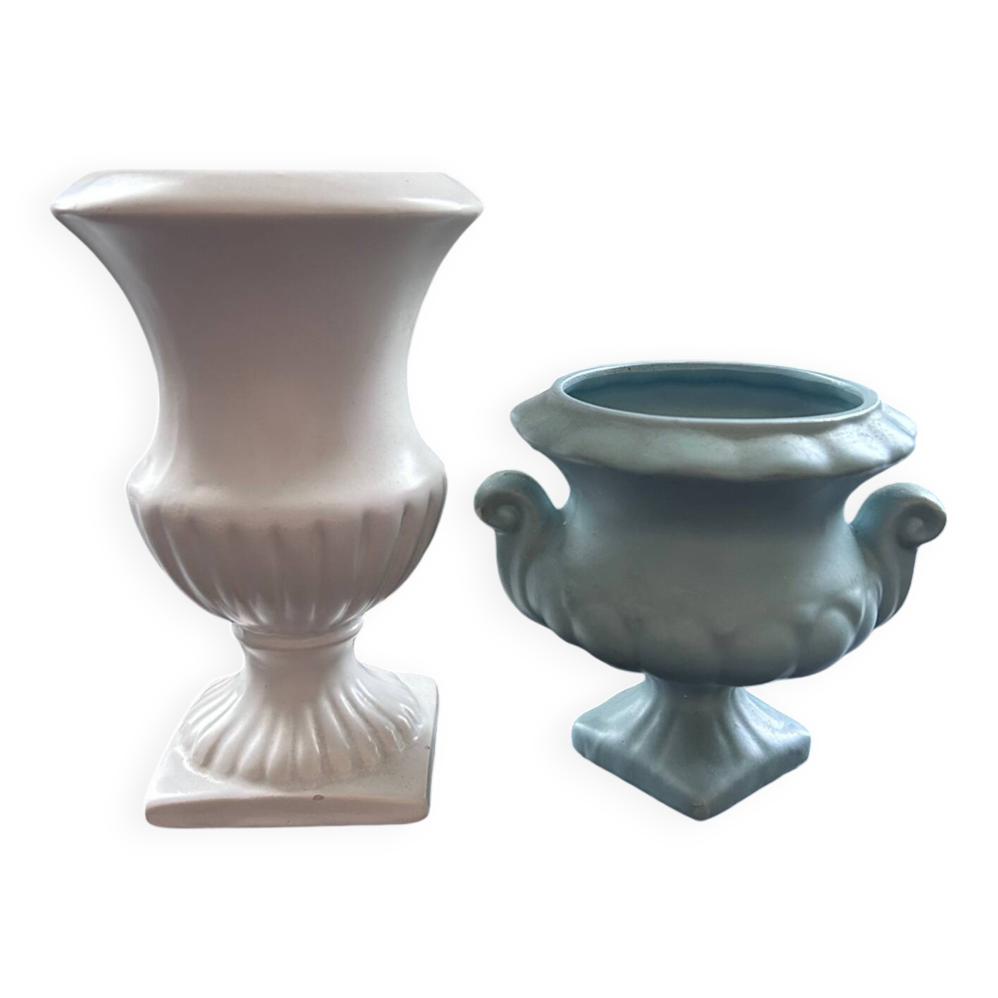 Pair of small Medici vases