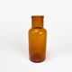 4 Amber Glass Apothecary Jars