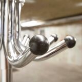 Manail holder parrot metal chrome industrial 1960