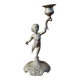 Old cherub candle holder