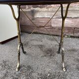 Table bistro Parisian Mid-century French Paris bistro table