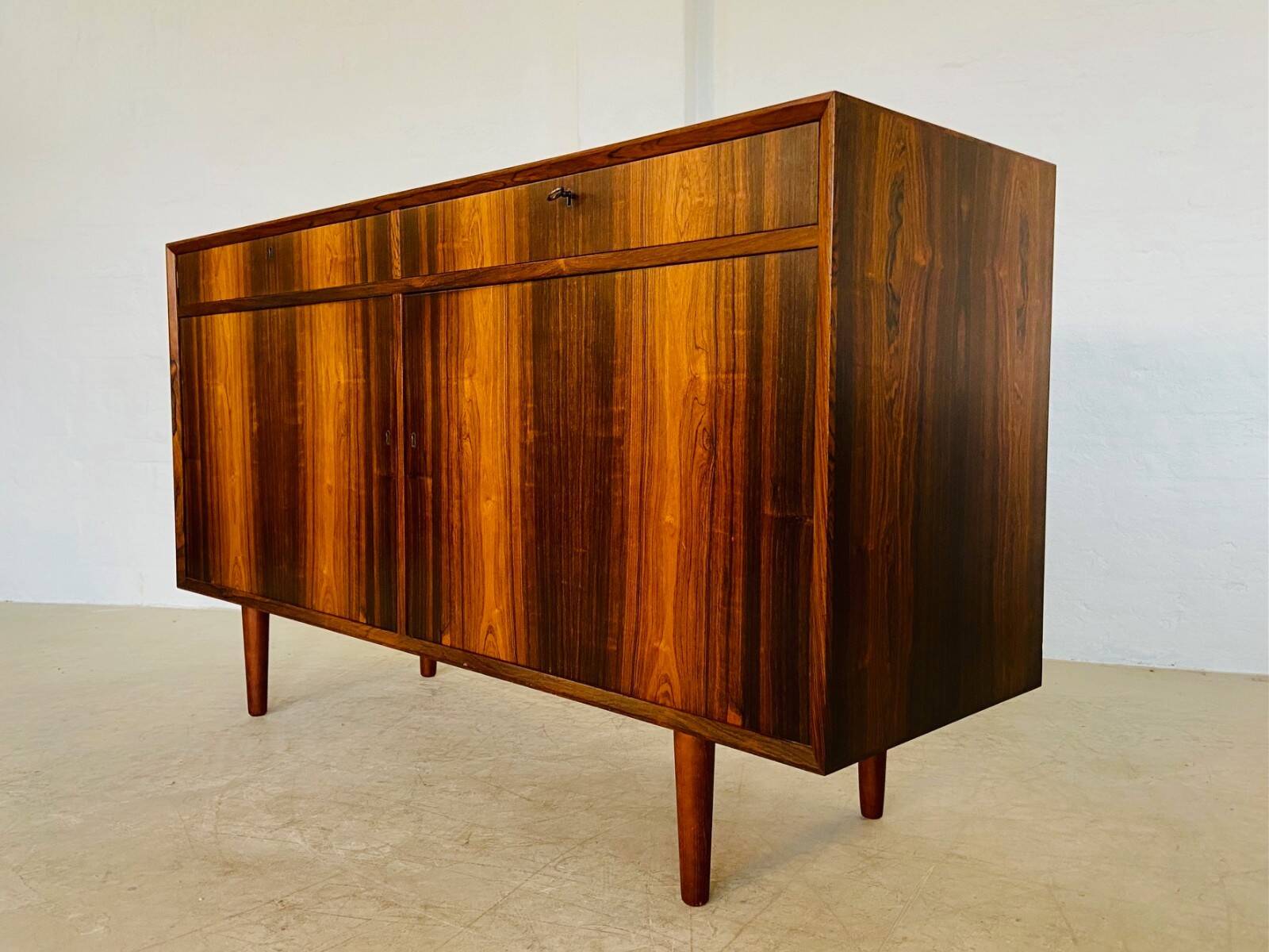 Buffet danois rétro vintage en palissandre du milieu du siècle par Poul Cadovius, années 1960