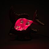 Lampe poisson barbotine Vallauris XXL