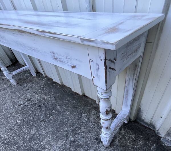 Console en bois fruitier patiné, XIXe siècle