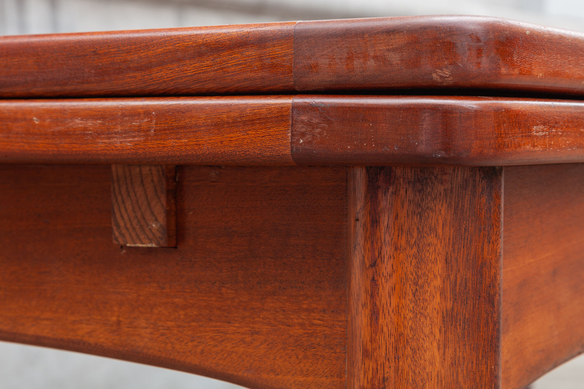 Solid wood extensible table by Jhan Paulussen, 1960