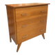 Vintage chest of drawers with compass feet
