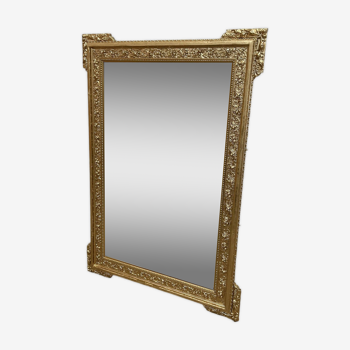 Old re-gilded mirror
