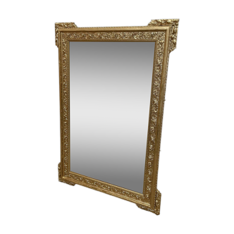 Old re-gilded mirror