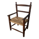 Children's straw armchair