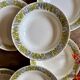 Set of 10 vintage deep plates, Monico models by Digoin/Sarregue.