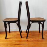 Paire de chaises bistrot Thonet N°56