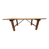 Ancienne table de travail en orme
