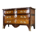 Commode en placage de bois de rose et palissandre, bronze doré, marbre de Rance, Louis XV