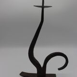 Marolles house wrought iron candlestick