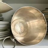 Silver metal champagne bucket