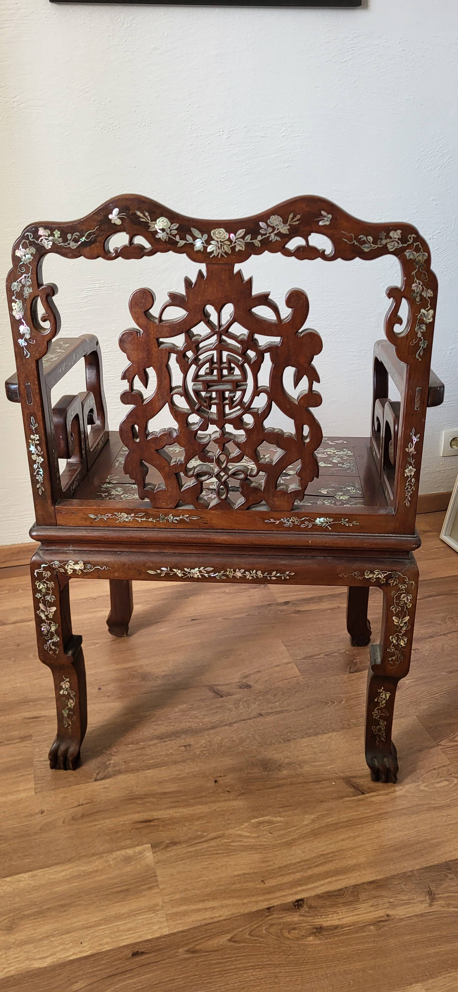 Fauteuil Indochinois années 1920/1930