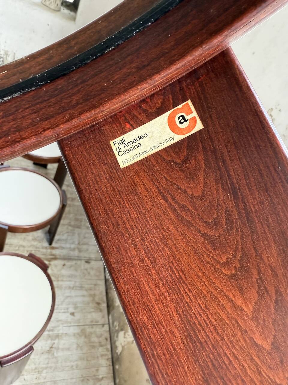 Nido 780 G stackable coffee tables. Frattini for Cassina