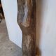Large stylized sculpture ep 1950/60 carved wood + base