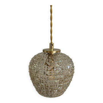 Baladeuse globe vintage en verre