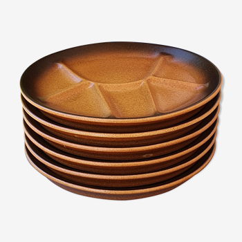 Fondue plates