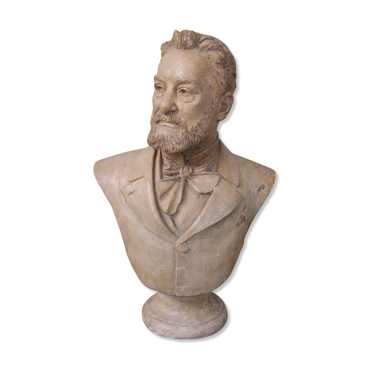 Bust of a man in nineteenth century terracotta