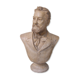 Bust of a man in nineteenth century terracotta