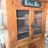 Breton display cabinet in pitch pine