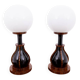 A pair of Art Deco lamps, Poland, 1950s.