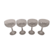 Cut crystal champagne glasses