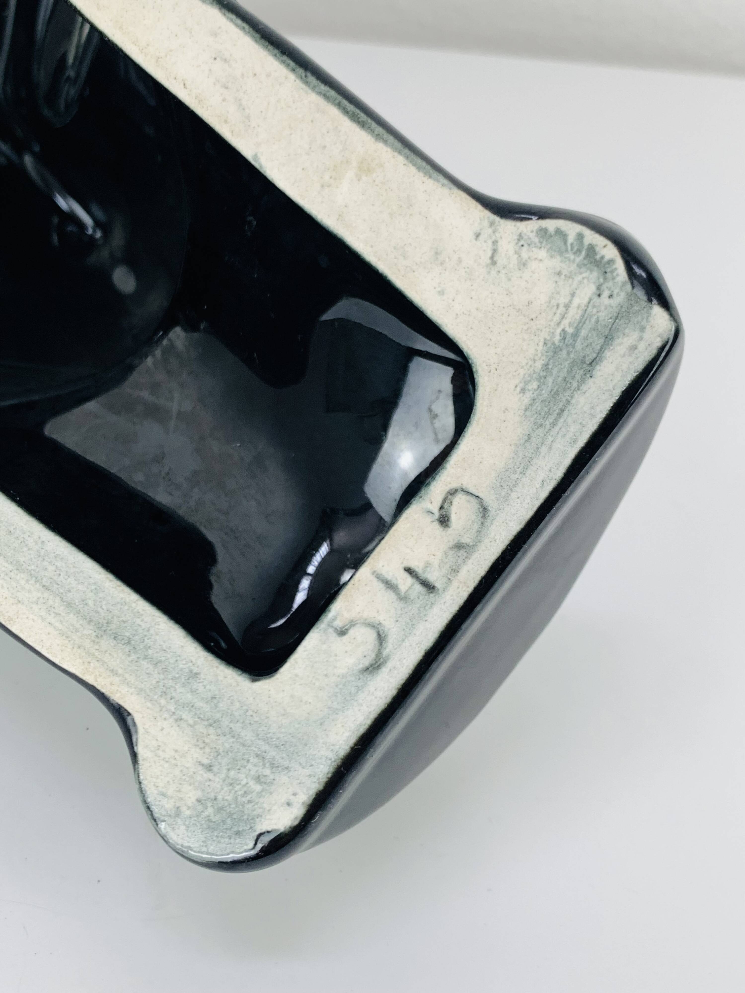 Art Deco ceramic head by Eduard Hermanutz, Villeroy & Boch, mask