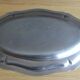 Oval stainless steel dish