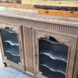 Antique oak dresser - sandblasted