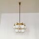 Mid Century brass Sputnik chandelier by Kaiser Leuchten
