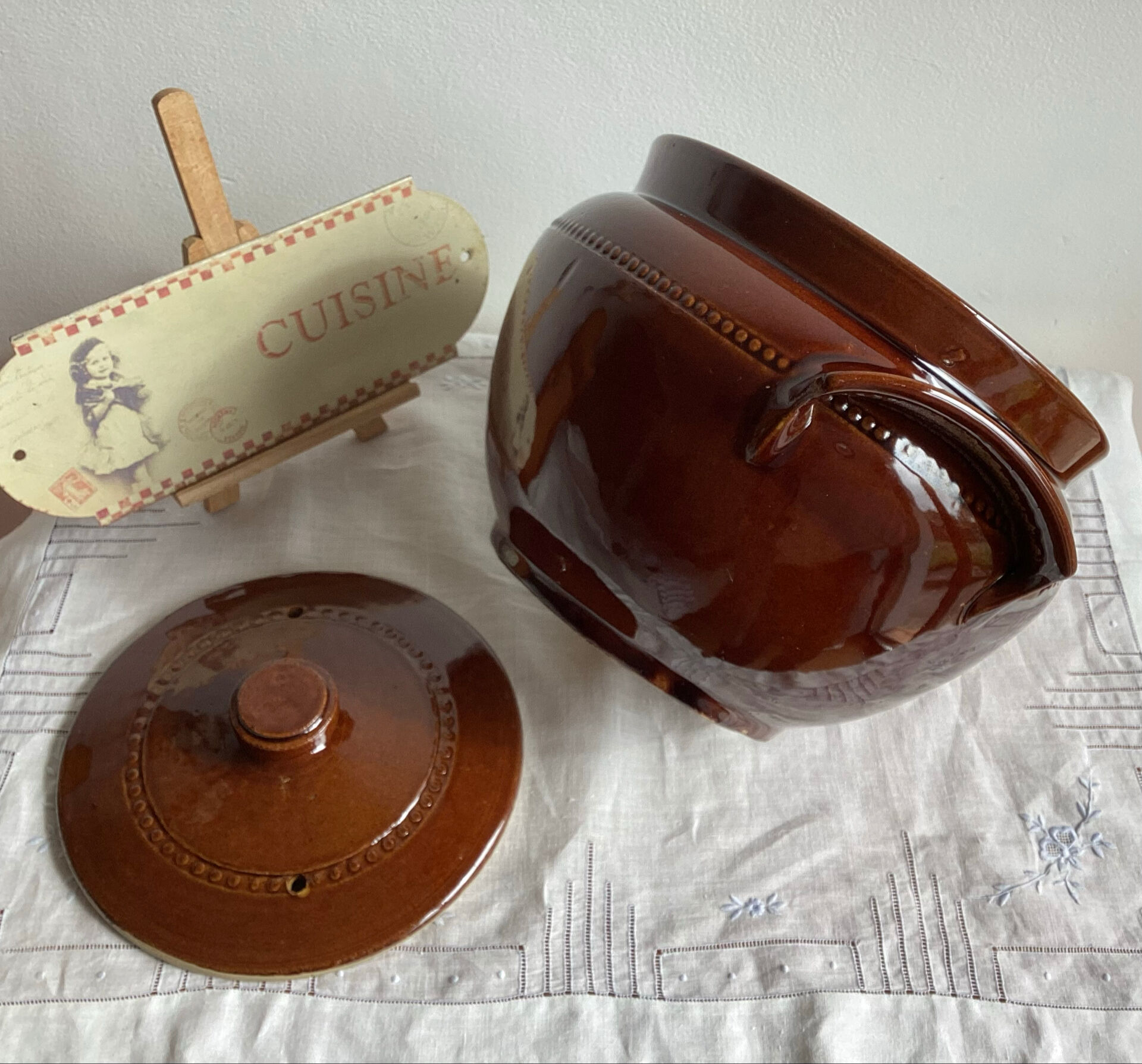 Pearson's stoneware casserole from Chesterfield