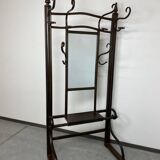 Curved wooden coat rack no. 1082 by J&J Kohn