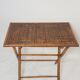 Folding side table bamboo 19th