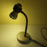 Table lamp, tiltable, gray metal