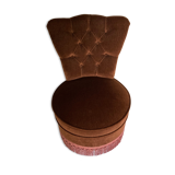 Velvet toad armchair