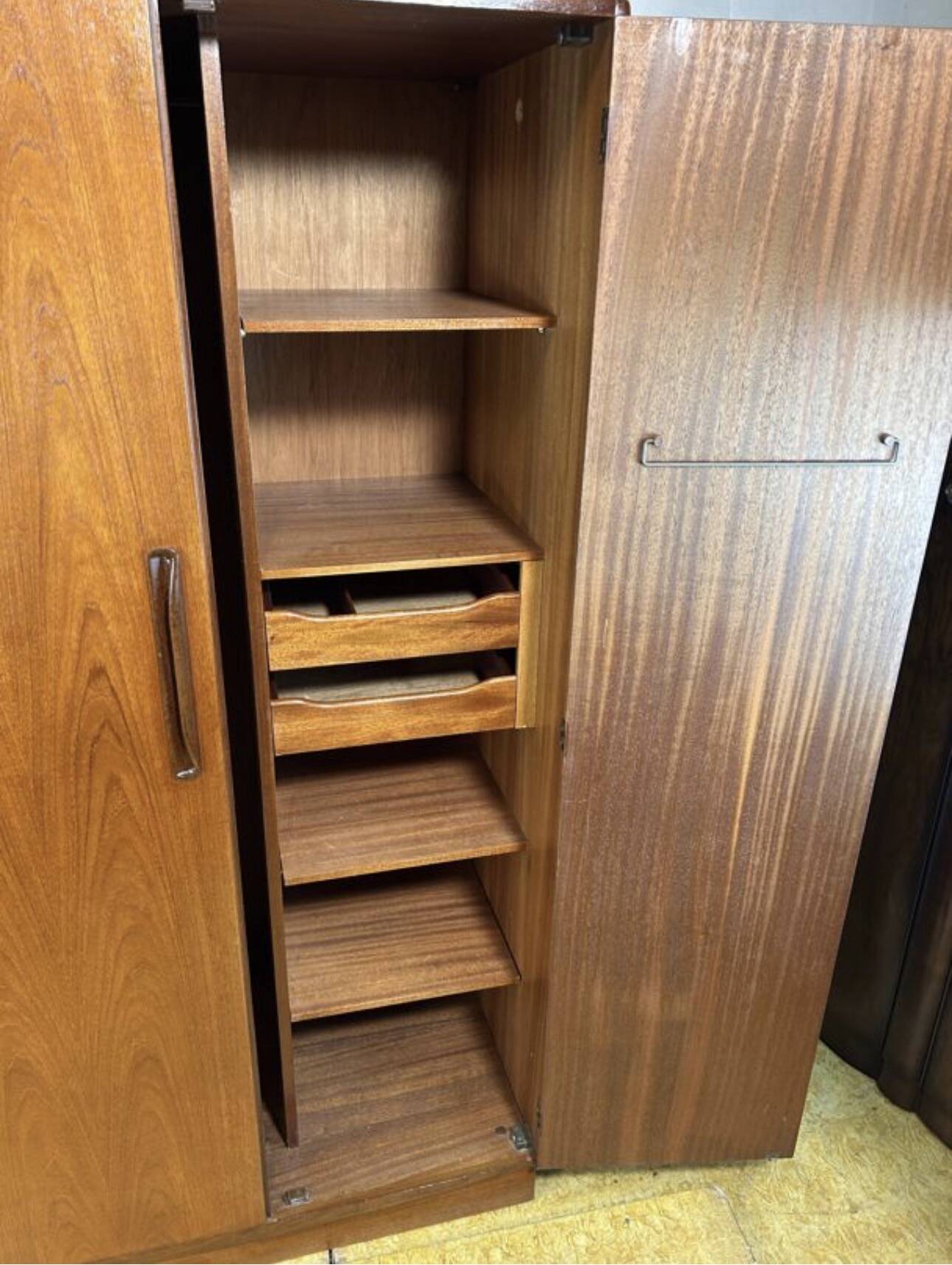Mid-Century Retro Vintage Teak Wardrobe by GPlan – Fresco Range (1960s)