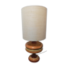 Ceramic lamp wood effect