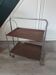 Folding table trolley on wheels from the 70s made by Bremshey Gerlinol in Germany.