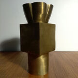 Post-modern bronze vase 80s