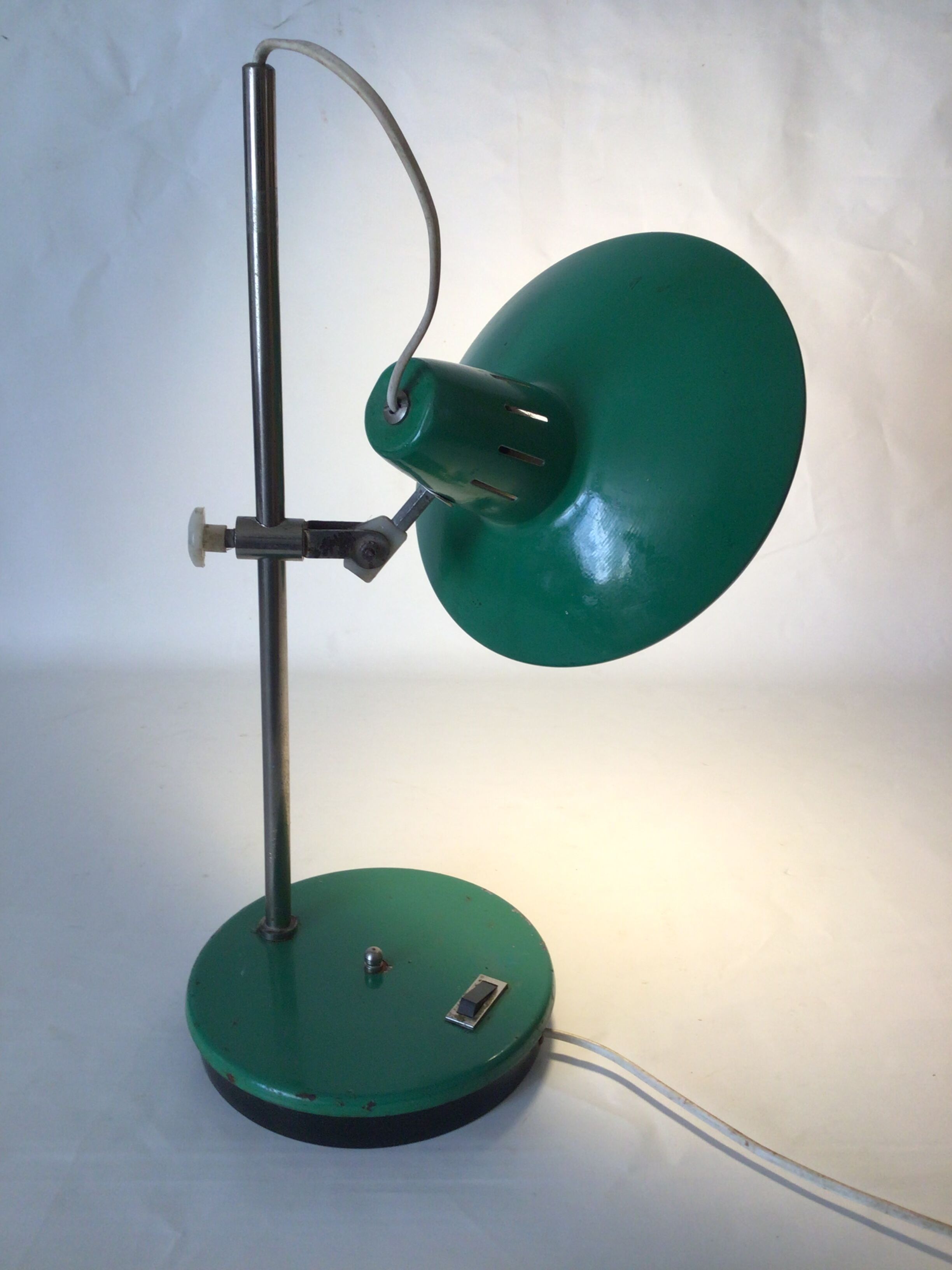 Industrial lamp SpaceAge 70s Sheet metal
